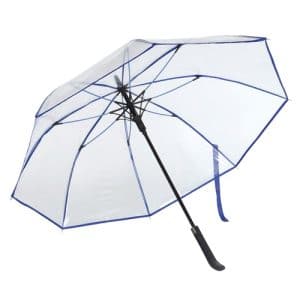 Blå gennemsigtig paraply med gratis GLS fragt - Tennessee