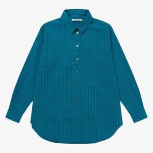 Arianna Seersucker Shirt - Cushing Green - Wood Wood - Blå M