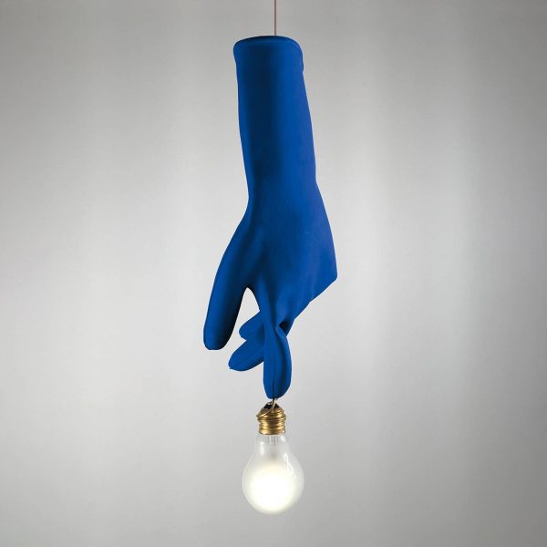 Ingo Maurer Blue Luzy LED-hængelampe, blå