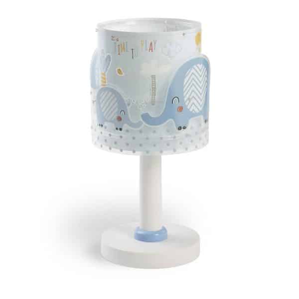 Little Elephant bordlampe til børneværelset, blå