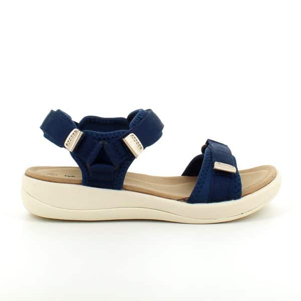 Blå sandal med justerbare remme - 37