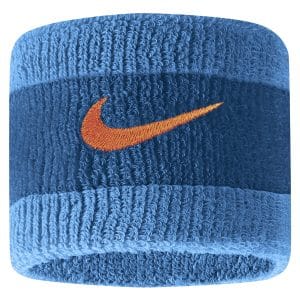 Nike Swoosh Svedbånd Blå/Orange 2 Pak