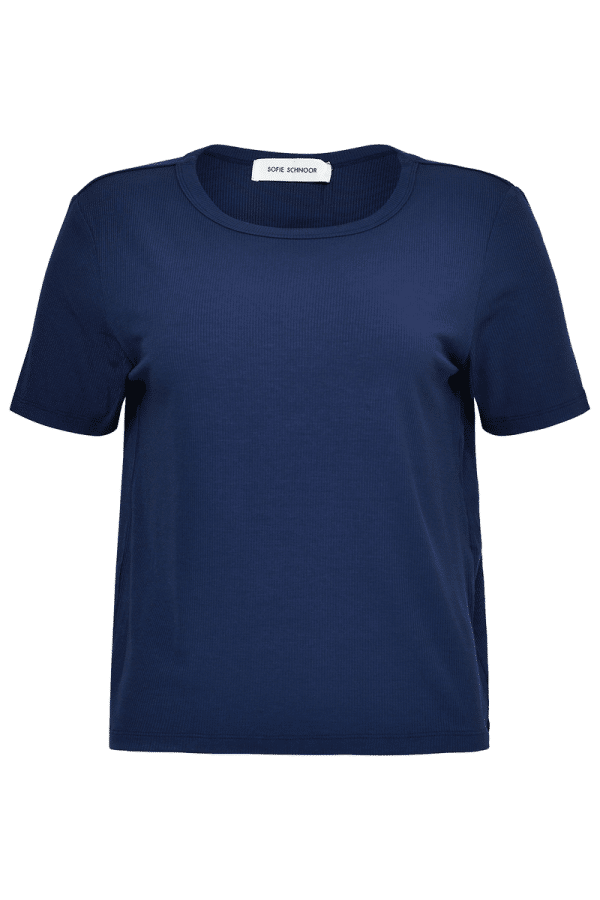 Sofie Schnoor T-shirt Snos , Farve: Blå, Størrelse: M x -, Dame