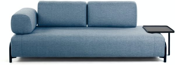 Compo, 3-personers sofa by LaForma (Armlæn venstre, Blå)