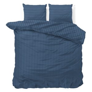 Dallas sengesæt, navy blå 240 x 220 cm