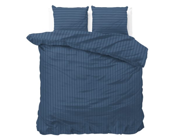Dallas sengesæt, navy blå 240 x 220 cm