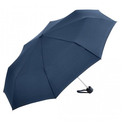 Kompakt paraplyer her navy blå diameter 90 cm - Karla