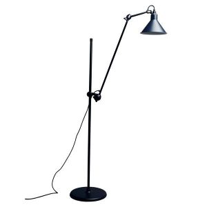 Lampe Gras N215 Gulvlampe Mat Sort & Mat Blå