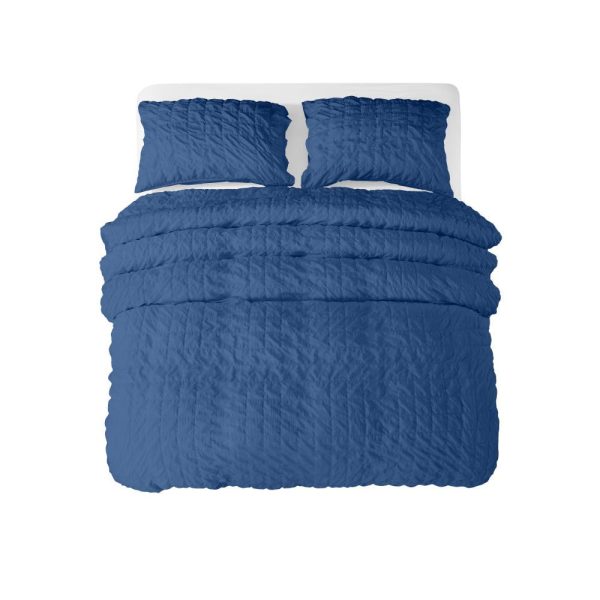 Metz sengesæt, indigo blå 140 x 220