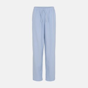 Pyjamasbuks | bambus | blå/hvid strib
