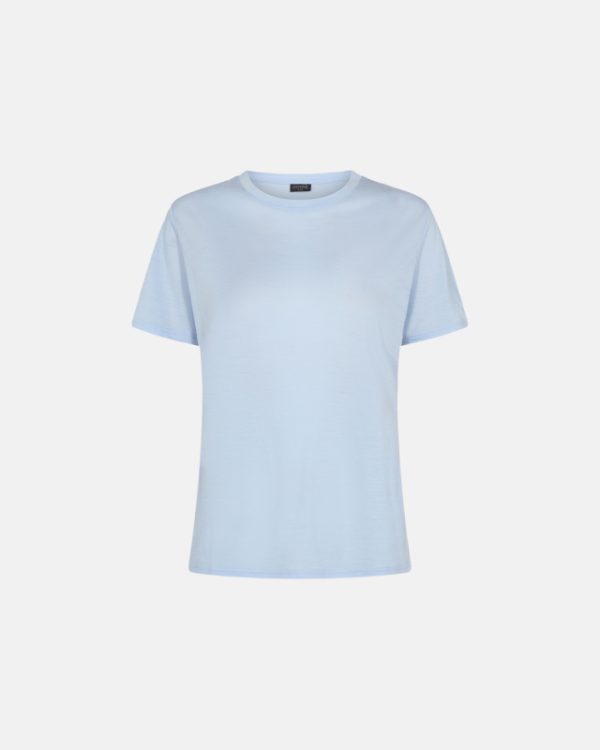 T-shirt "ligth" |100% uld| lys blå