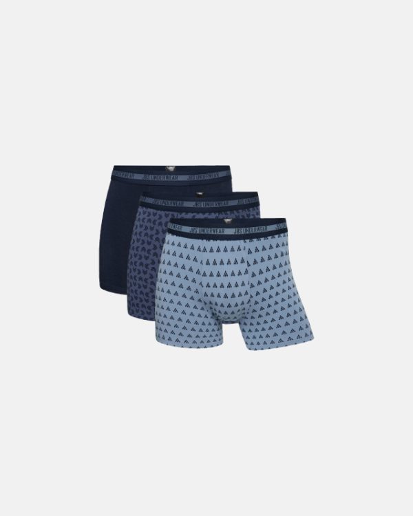 3-pack tights | bambusviskose | navy/blå/lysblå