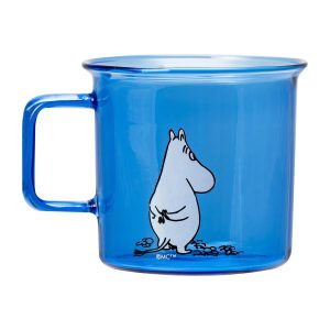 Muurla Moomin glaskrus 35 cl Blå