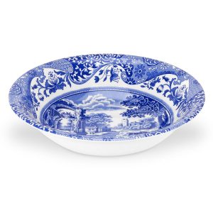 Spode Blå italiensk morgenmadsskål 20 cm