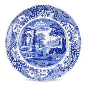 Spode Blå italiensk sidetallerken / kagetallerken 20 cm