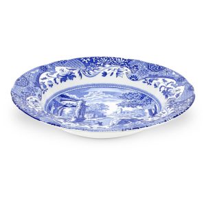 Spode Blå italiensk suppetallerken 23 cm