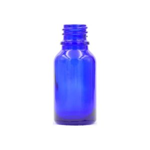 15 ml. blå glasflaske - DIN18