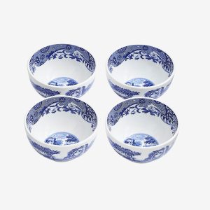 Spode - Dipskål Blue Italian 10 cm, 4-pak - Blå - Skåle - - Homeroom