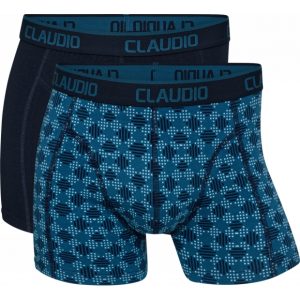 Claudio 2pak underbukser/trunks i blå til herre