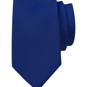 Connexion Tie slips i silke 7cm i blå til herre