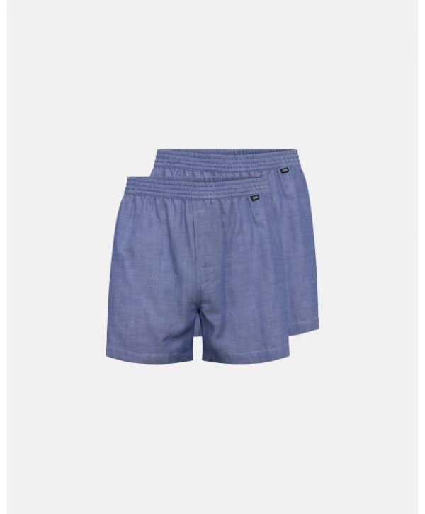 JBS 2-pak boxershorts i blå til herre
