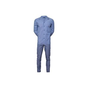 JBS pyjamas woven med vævet bomuld i blå til herre.