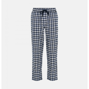 JBS pyjamasbukser flannel med blå og sorte tern til herre.