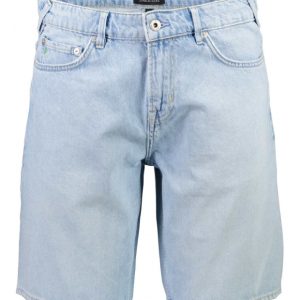 JUNK de LUXE Denim Shorts i vasket blå til herre