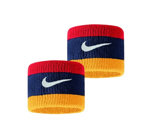 Nike Svedbånd Multifarvet 2 Pak Rød/Blå/Gul
