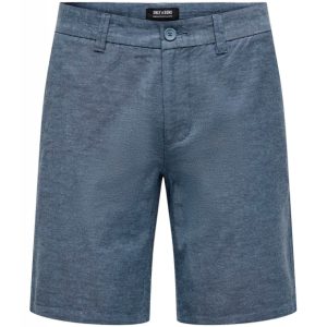 ONLY & SONS shorts i blå til herre
