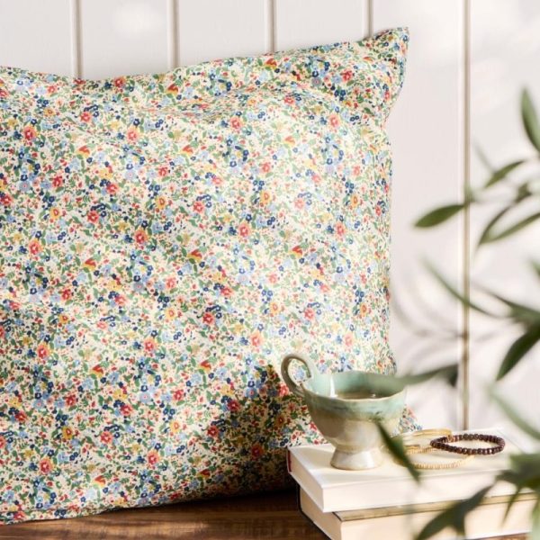 Ib Laursen - Pudebetræk 60cm Blå blomster