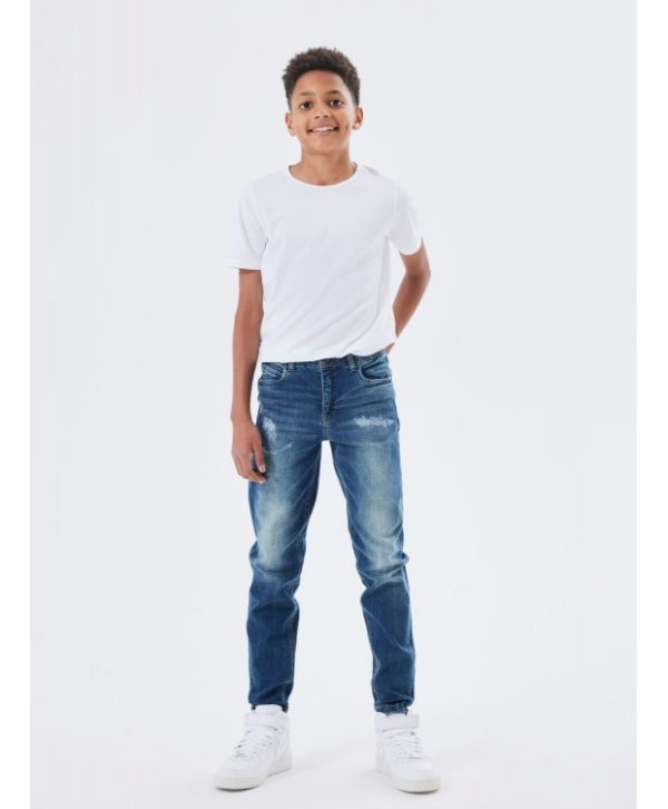 Name It denimbukser i blå til drenge