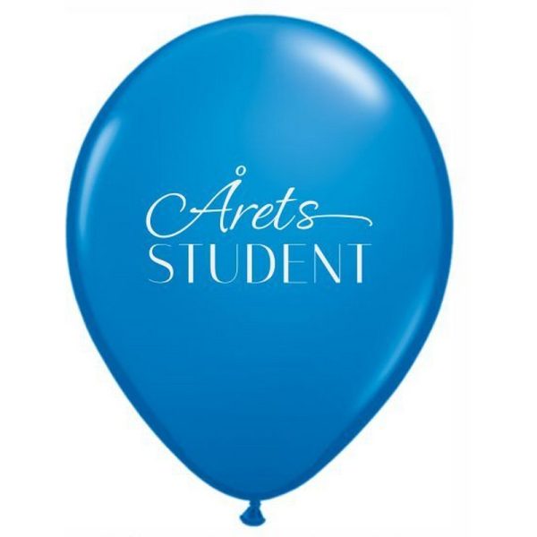 Årets Student Balloner Blå