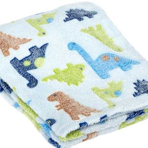 Baby plaid Dino Blå