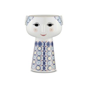 Bjørn Wiinblad - Eva Vase blå 18,5 cm