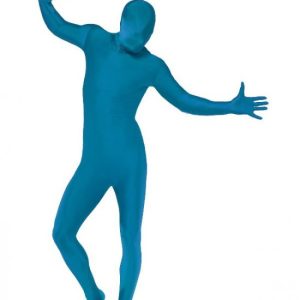 Blå Skinsuit Kostume