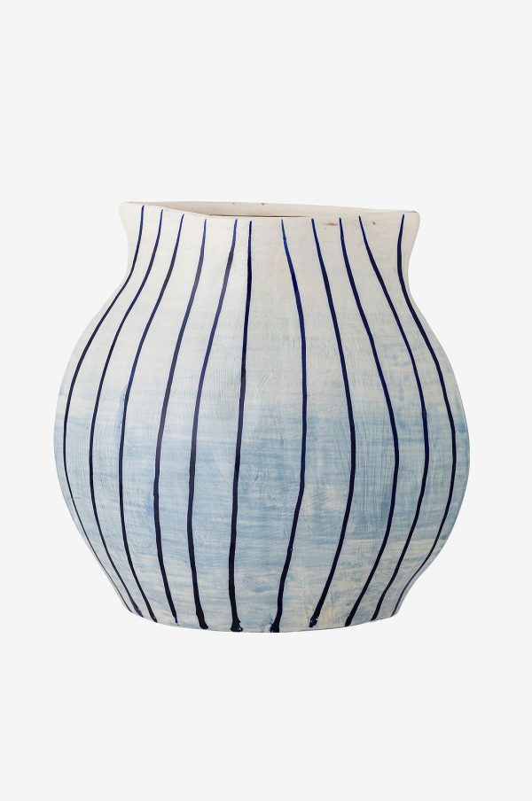 Bloomingville - Esra Vase - Blå - Urtepotteskjulere & vaser - - Homeroom