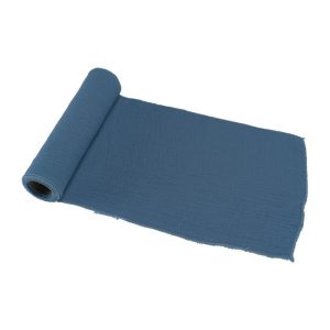 Bomuldsbordløber Denim Blå