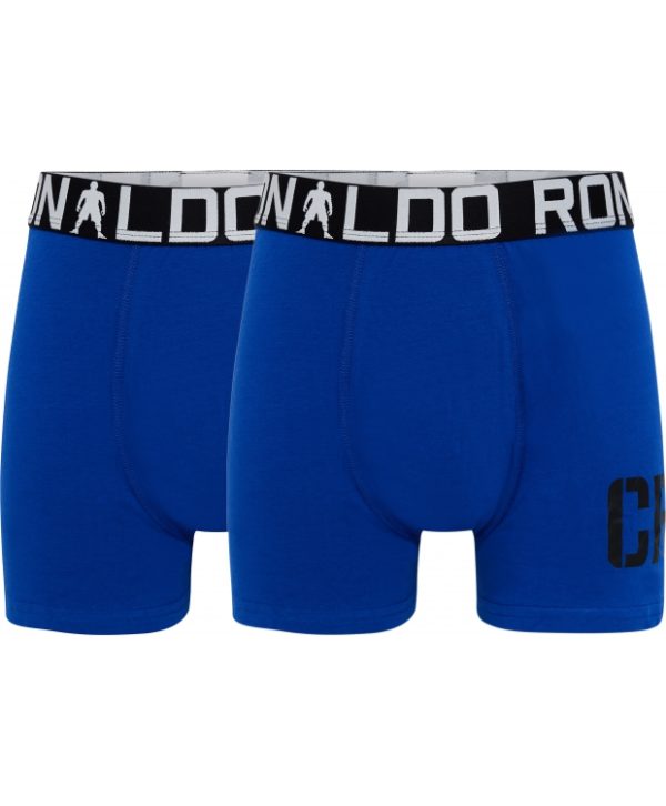 CR7 Boy's Trunk 2-pak i blå til drenge.