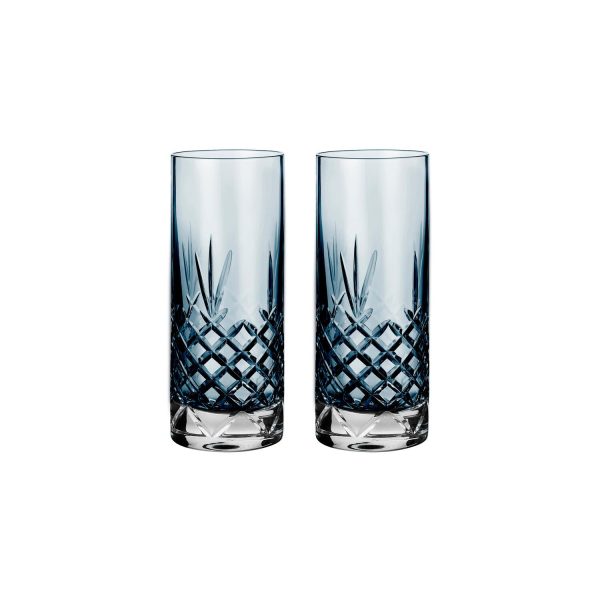 Crispy Sapphire Highball vandglas, blå, 2 stk - 37 cl
