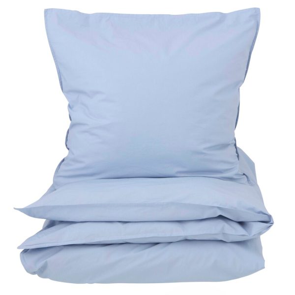 Curly Percale sengesæt - lys blå
