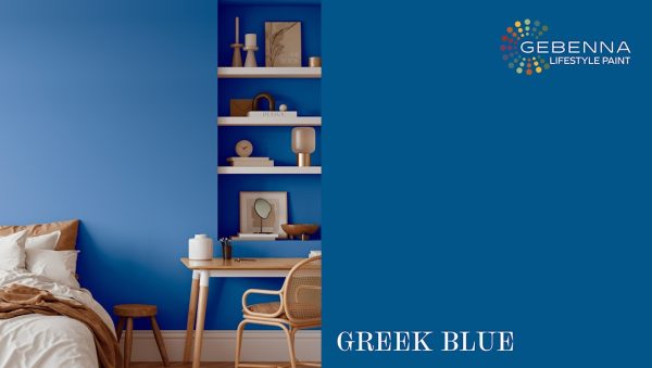 Gebenna Vægmaling: Greek Blue 9 liter