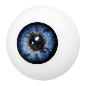 Grimas Kunstigt øje, Blå, 301 (Blue), 27 mm
