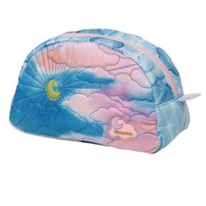 Maanesten - Toilettaske - Makeup Bag Medium Moonshine Blue - Blå/lyserød