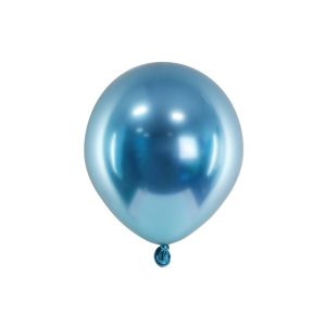 Metalliske Små Balloner Blå