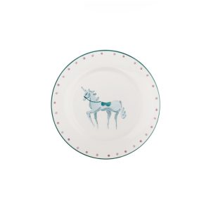 Pegasus frokost tallerken, blå - Ø22 cm.