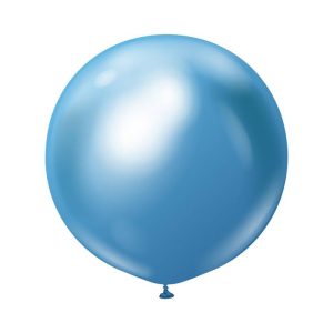 Premium Store Latexballoner Chrome Blå