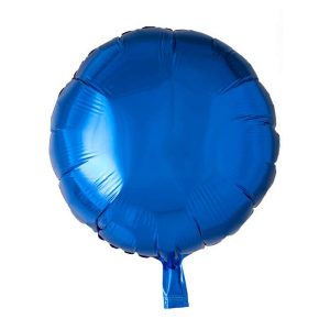 Rund Folieballon Blå