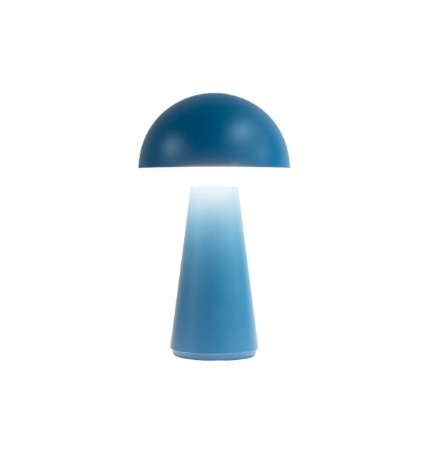 Sam lampe, blå - H28 cm.