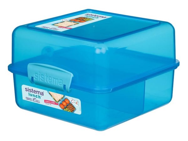 Sistema Lunch cube madkasse blå/blå